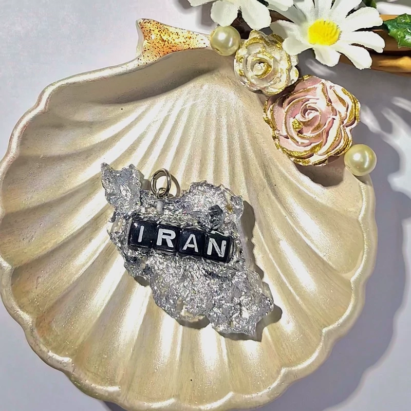 پلاک رزینی طرح ایران طلایی و نقره ای