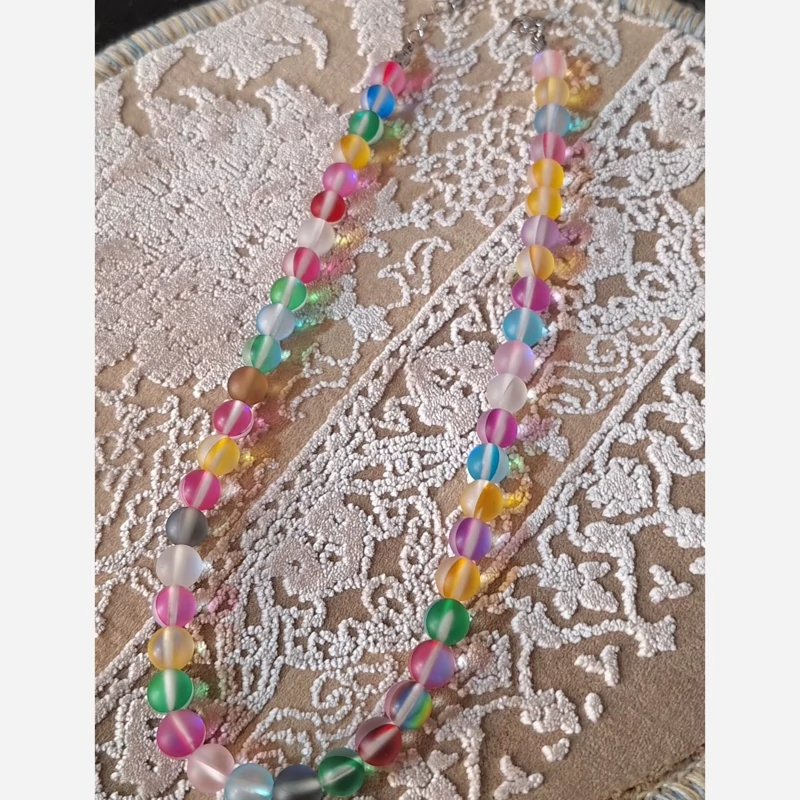 دستبند و گردنبند سنگی مون استون (اصل)