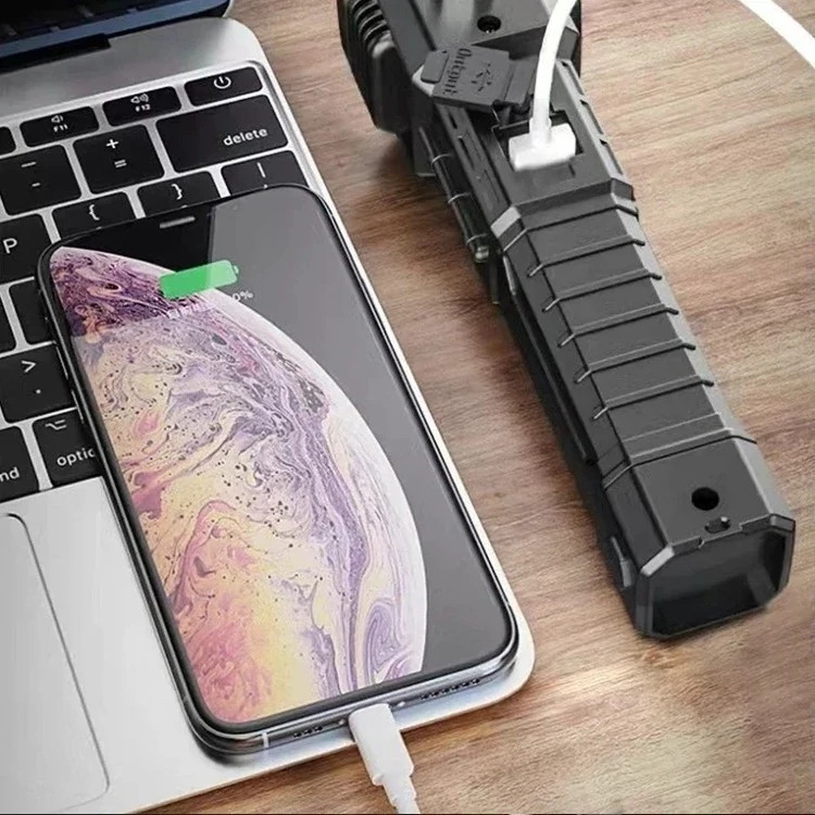 چراغ قوه اضطراری شارژی چند کاره مدل اصلی مدل LED W TORCH